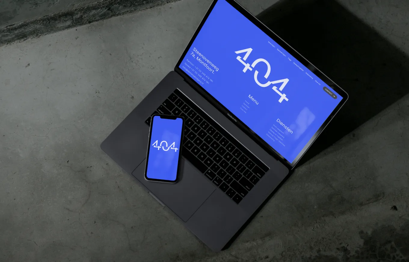 De Metaalzagerij 404 pagina - webdesign, Figma design - Design by SocialTrustLabs