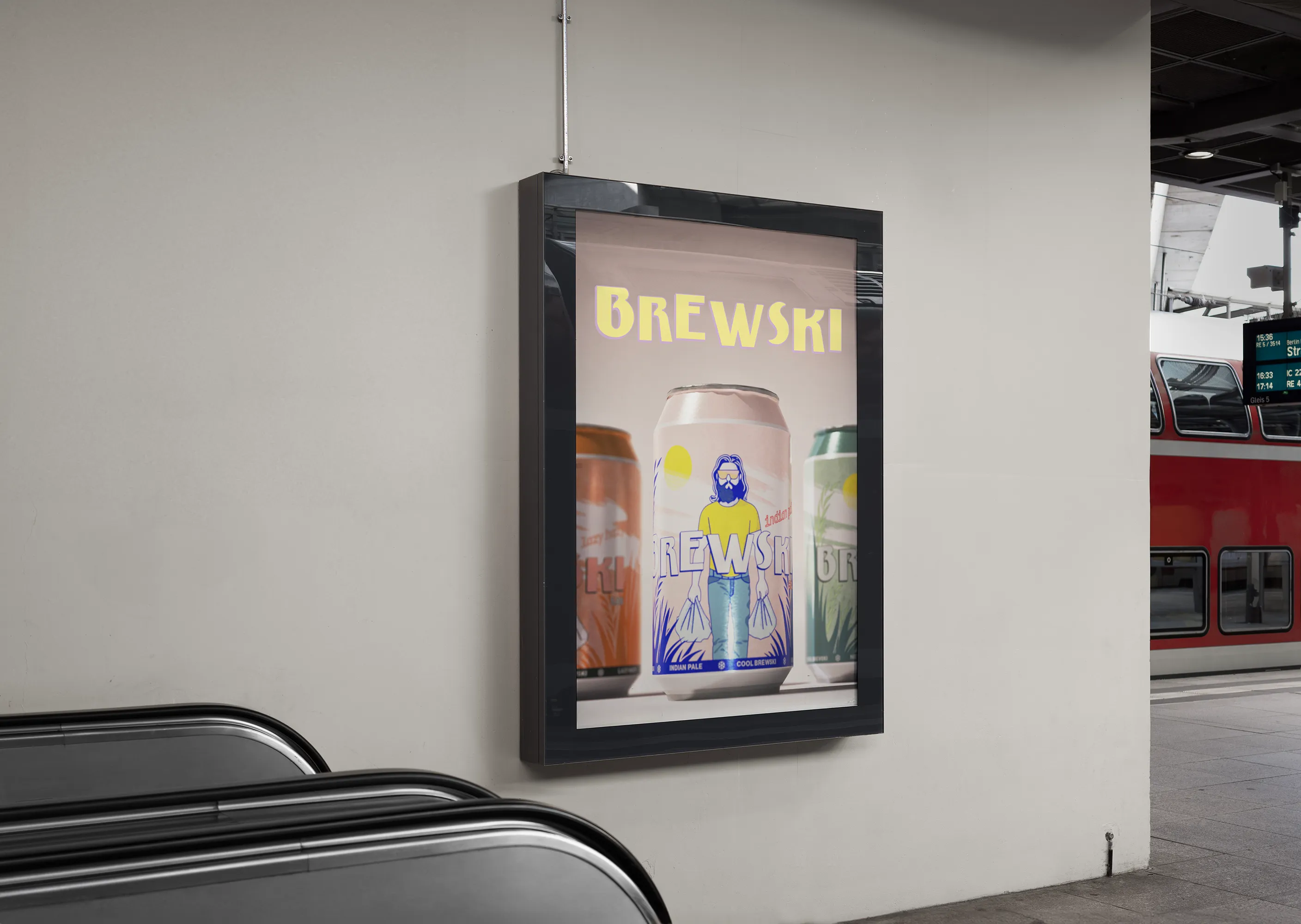 Outdoor branding Brewski - design by SocialTrustLabs