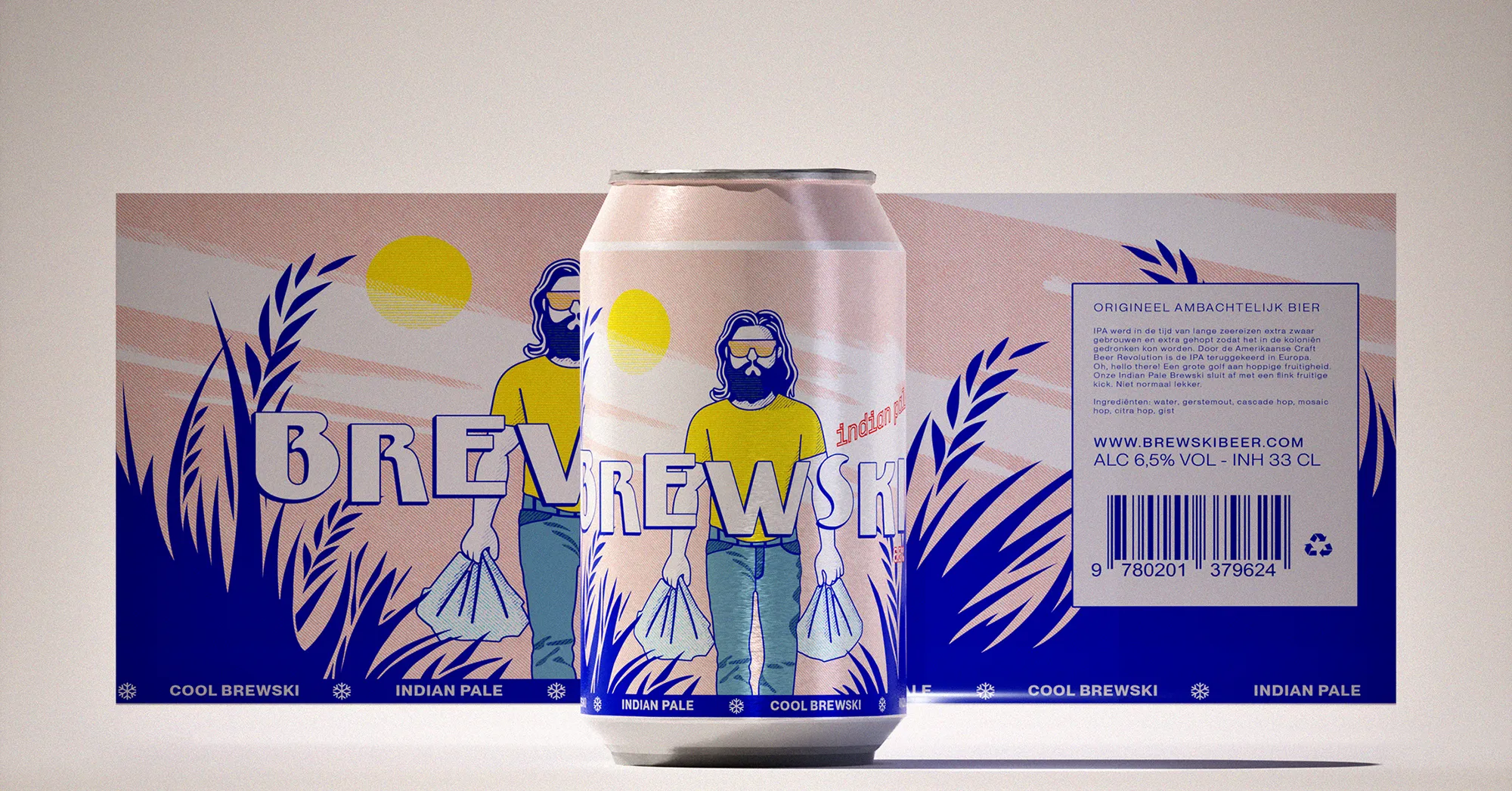 Brouwerij Brewski etiquette brand design - by SocialTrustLabs