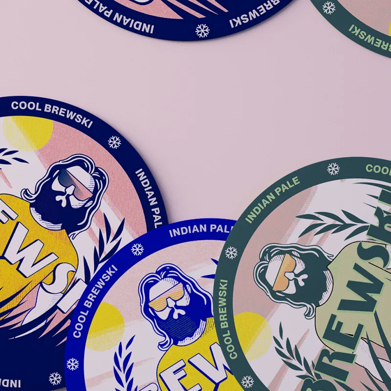 Brewski brand design - design by SocialTrustLabs