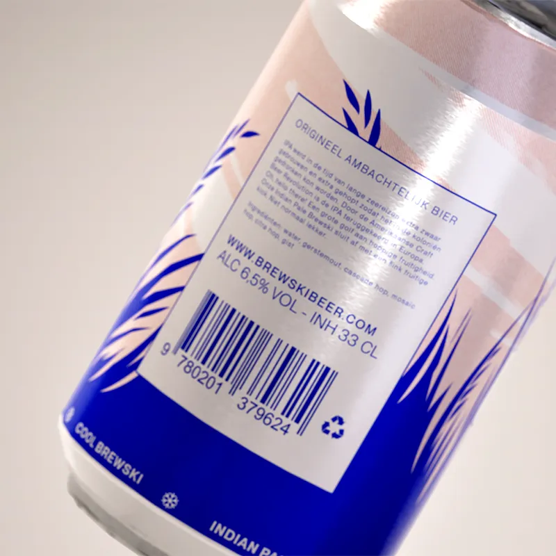 Beer can packaging design, brand design, brand identity - design by SocialTrustLabs