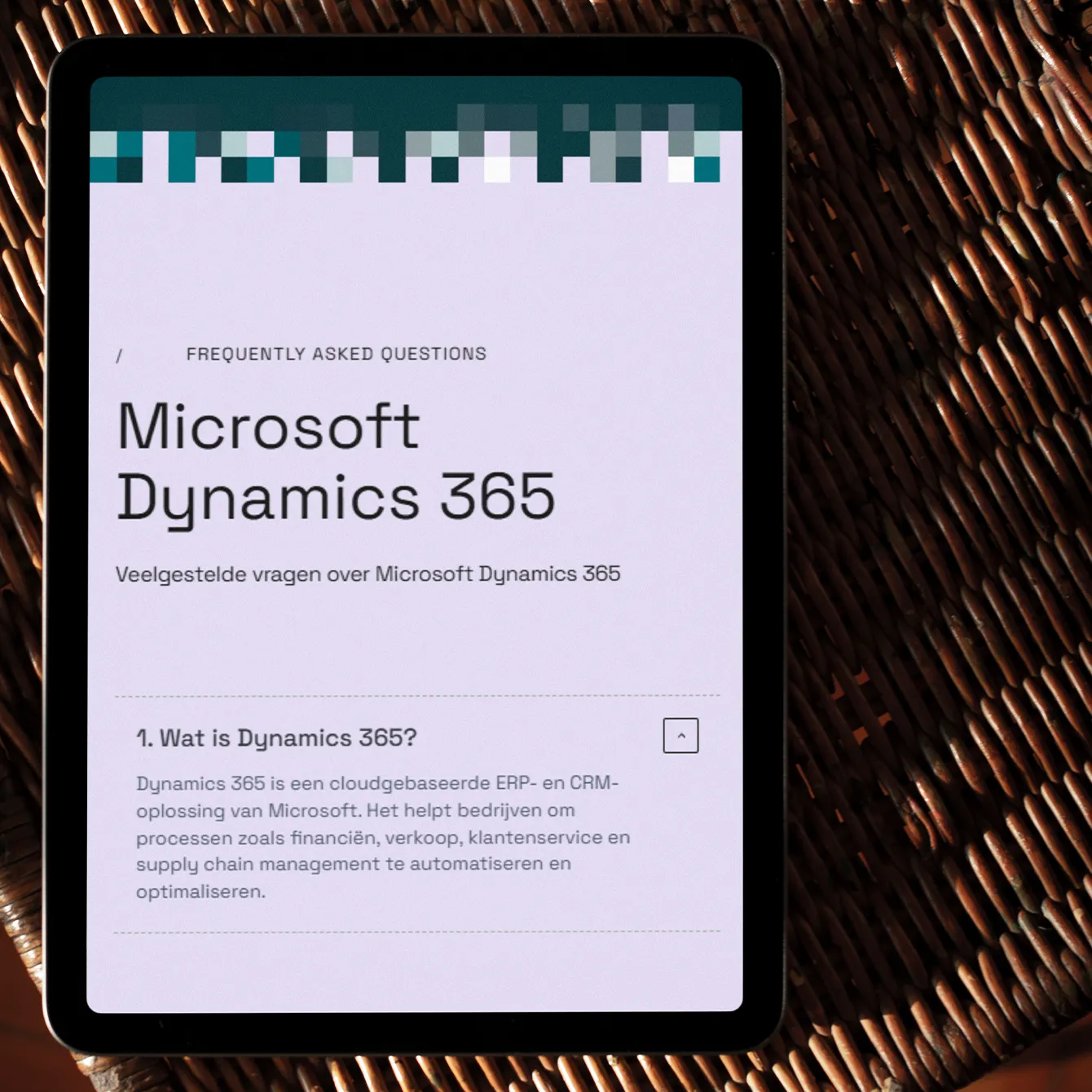 Webdesign m4dapplications landing page tablet - design by SocialTrustLabs